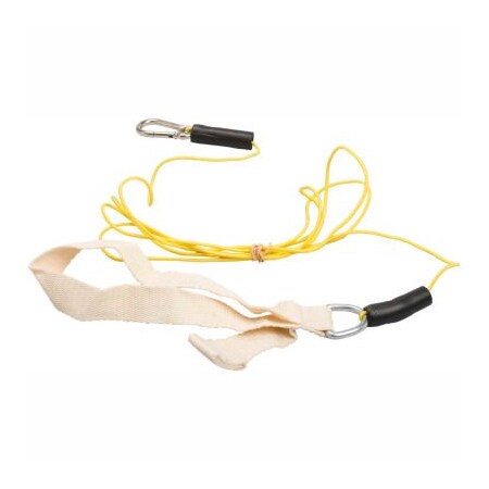 Fabrication Enterprises CanDo Bungee Exercise Cord with Attachments, 7' Cord, Tan 1424721